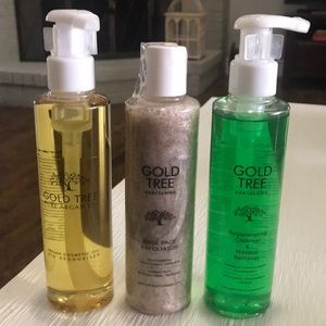 Brand new! Gold tree facial trio